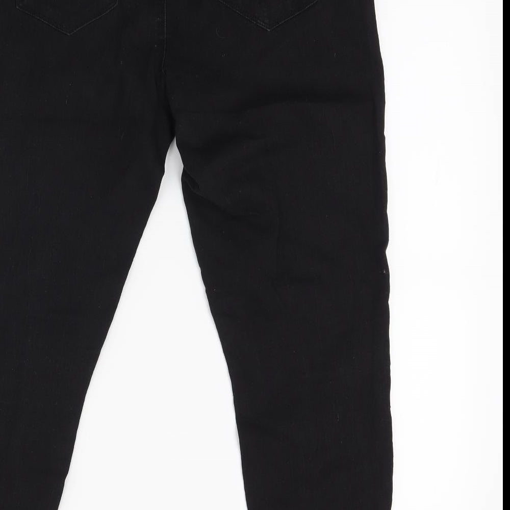 Primark Womens Black  Denim Jegging Jeans Size 12 L22 in