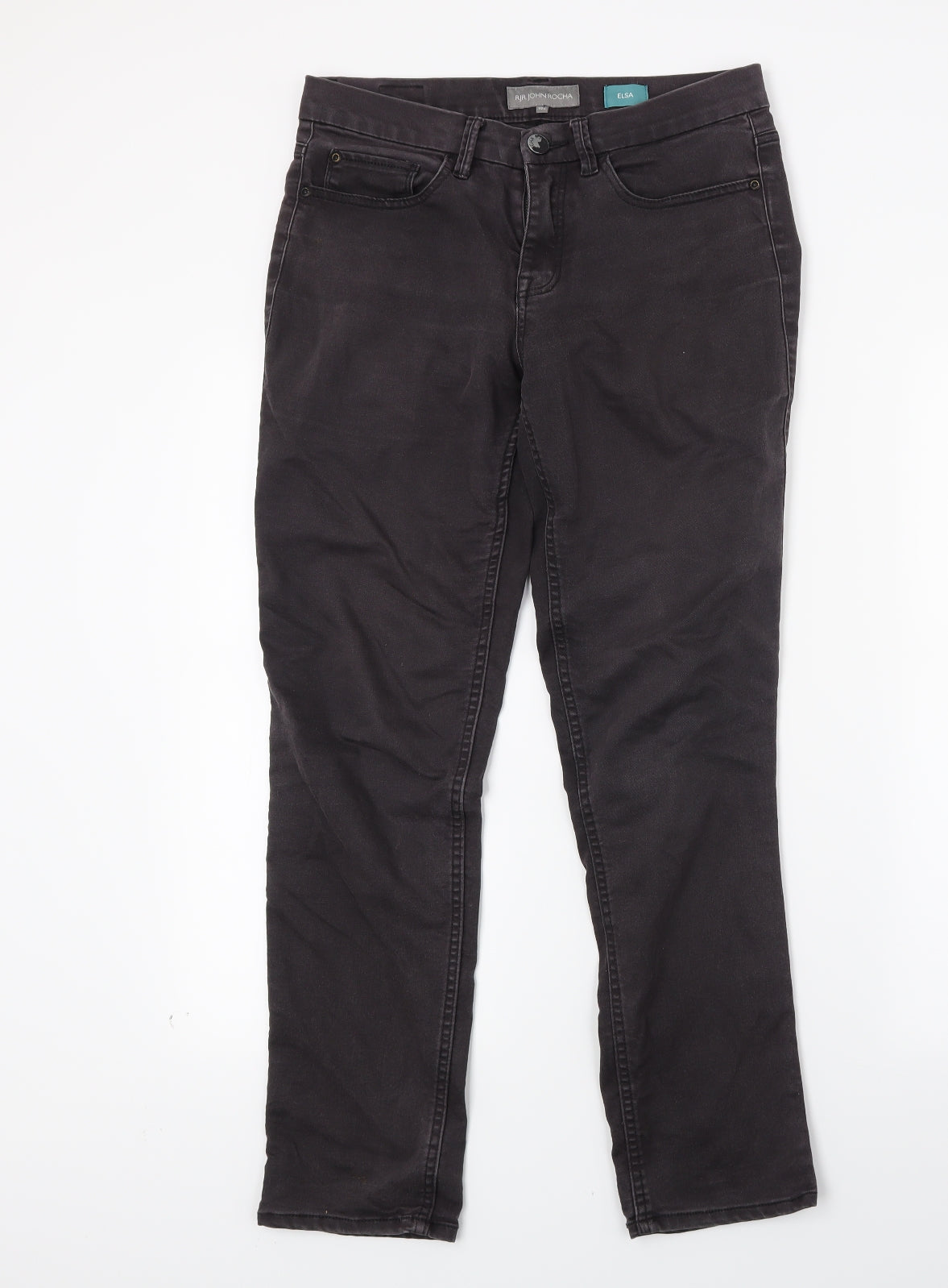 John Rocha Womens Brown  Denim Skinny Jeans Size 10 L27 in