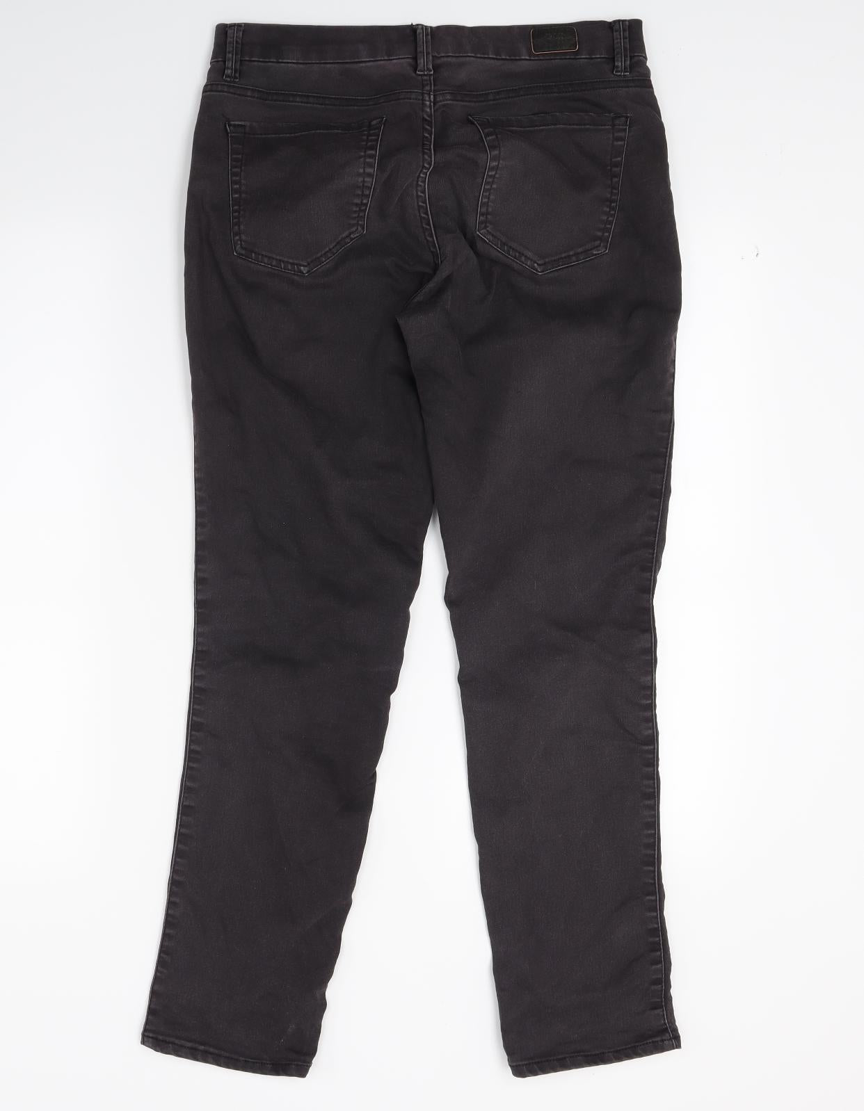John Rocha Womens Brown  Denim Skinny Jeans Size 10 L27 in