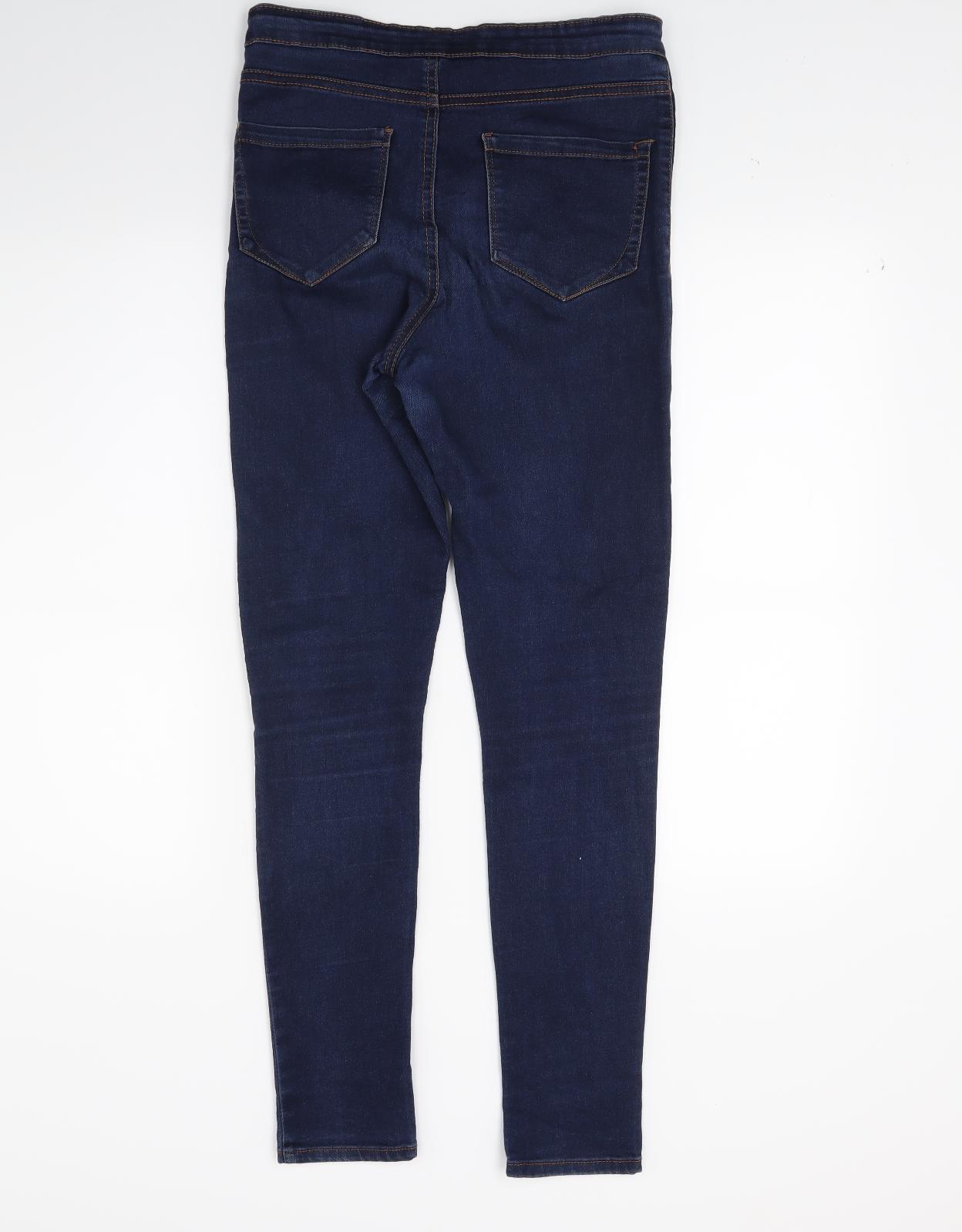 Primark Womens Blue  Denim Skinny Jeans Size 27 in L26 in
