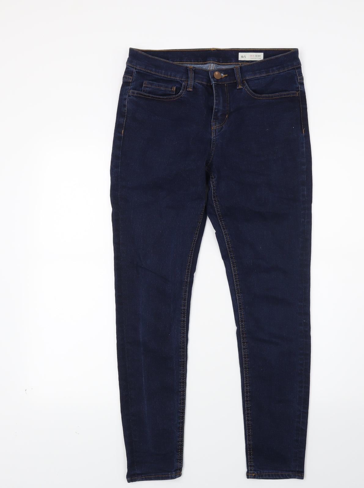 Red Herring Womens Blue  Denim Skinny Jeans Size 10 L25 in