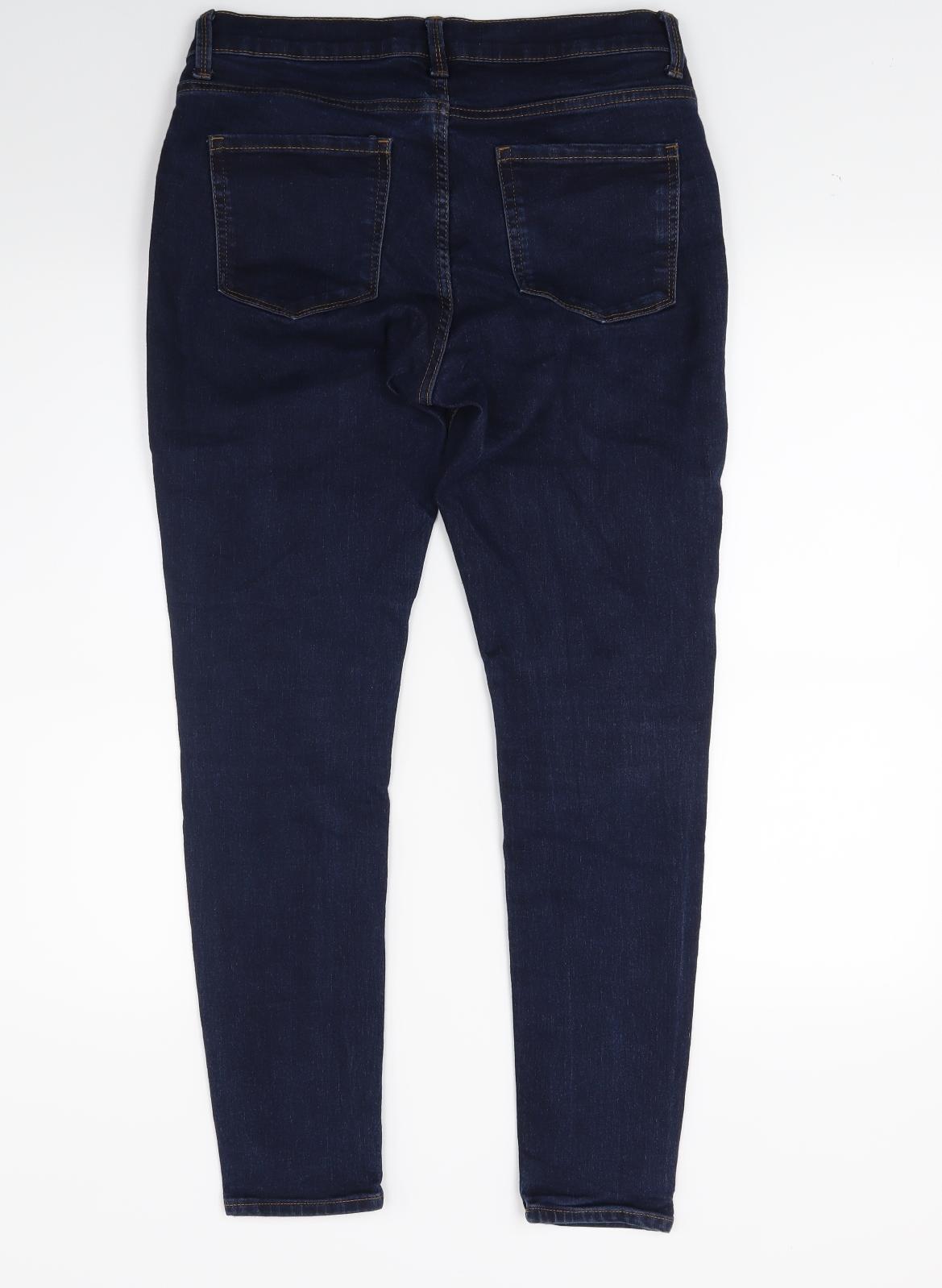 Red Herring Womens Blue  Denim Skinny Jeans Size 10 L25 in
