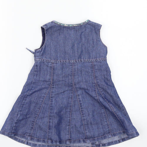 Mothercare Girls Blue   A-Line  Size 9-12 Months