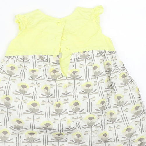 NEXT Girls Yellow   A-Line  Size 9-12 Months