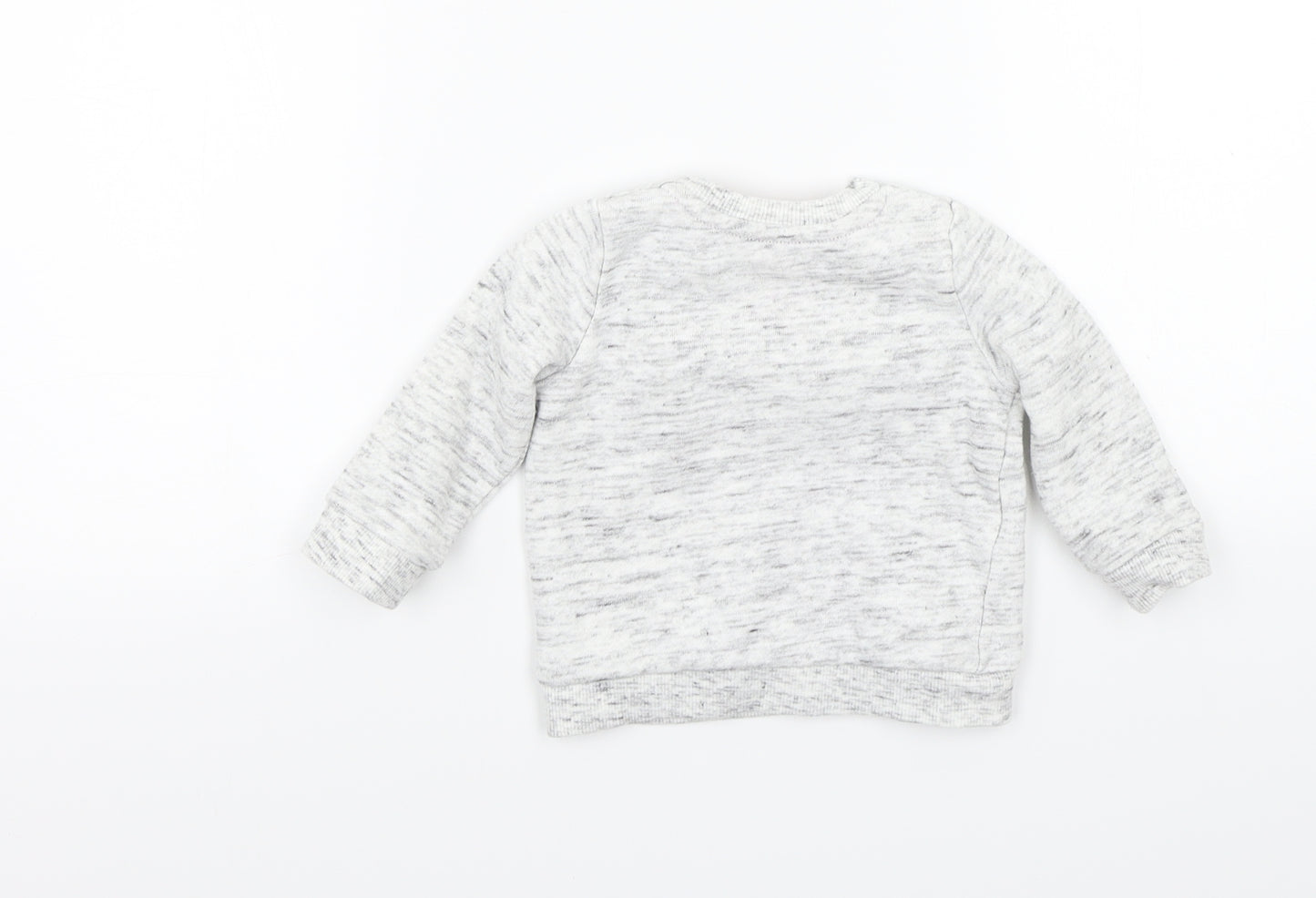 F&F Girls Grey   Pullover Jumper Size 3-6 Months