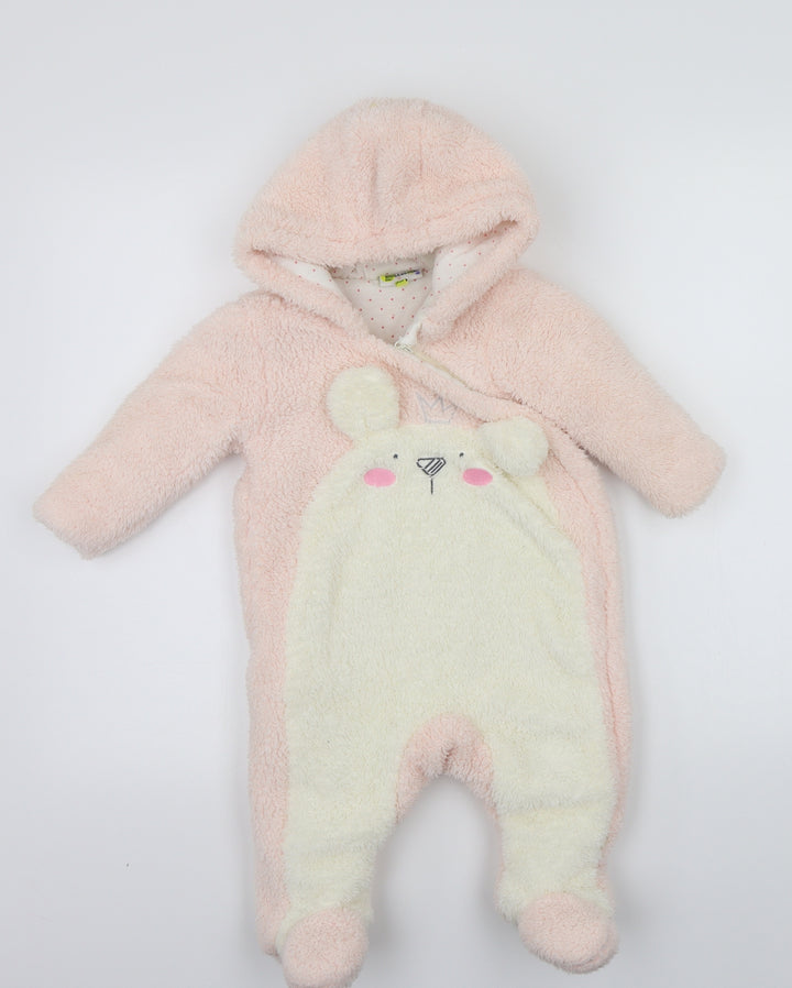 Hullabaloo Girls Pink Babygrow One-Piece Size 3-6 Months