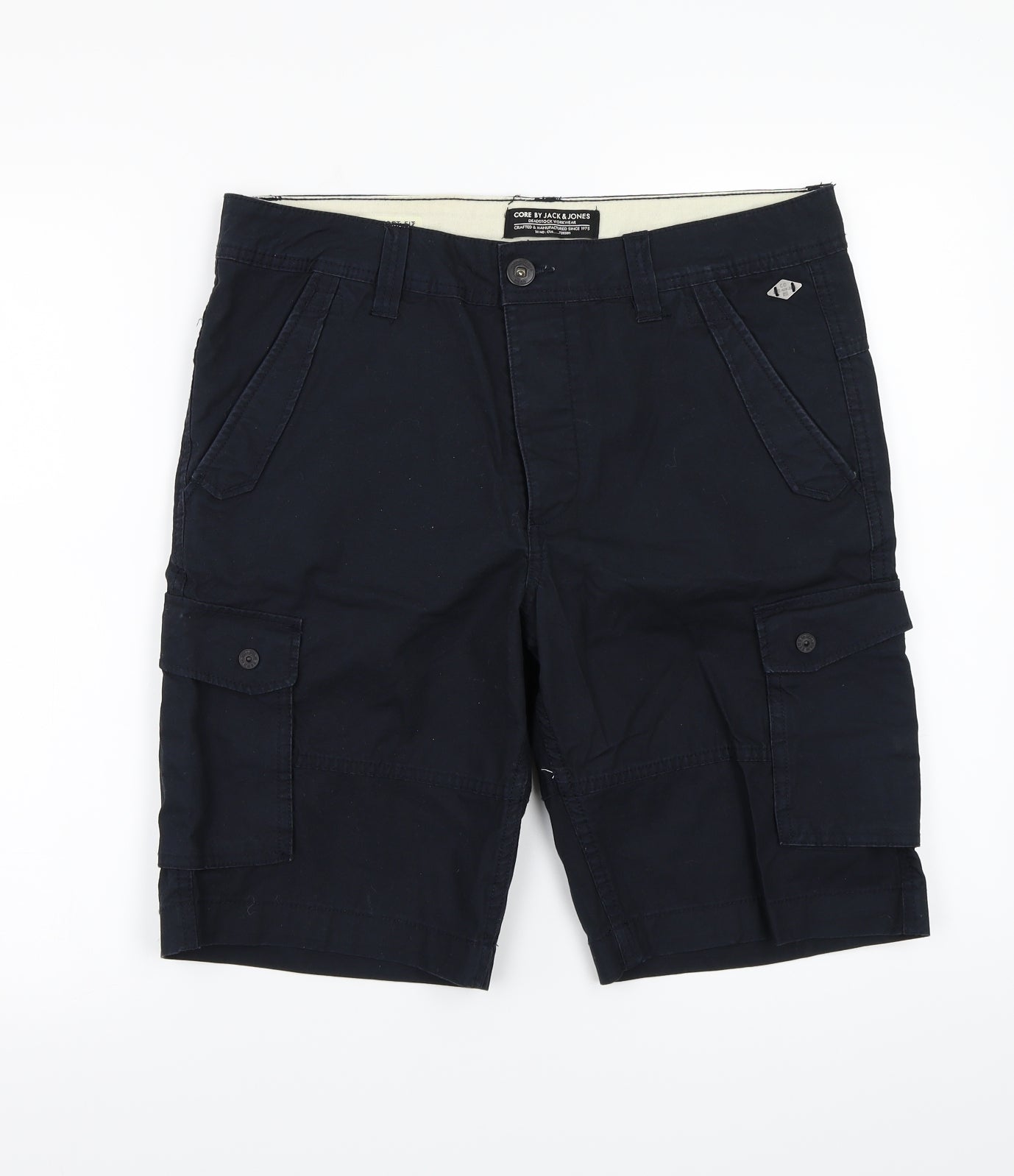 JACK & JONES Mens Black   Cargo Shorts Size M