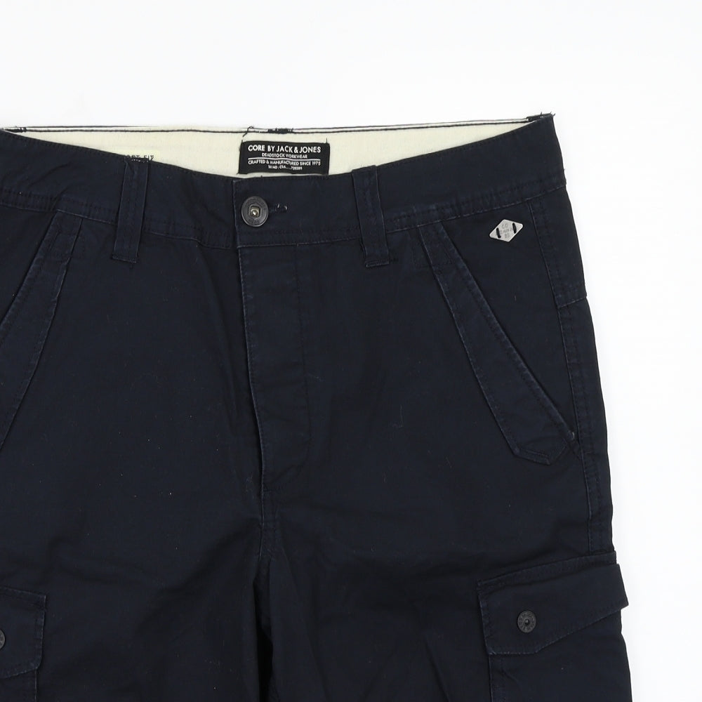 JACK & JONES Mens Black   Cargo Shorts Size M