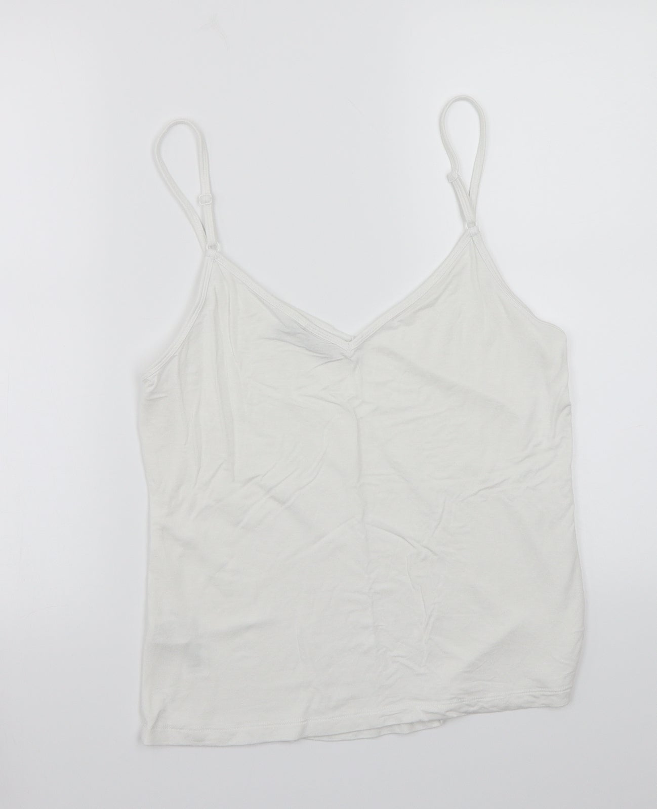ASOS Womens White   Basic Tank Size 14