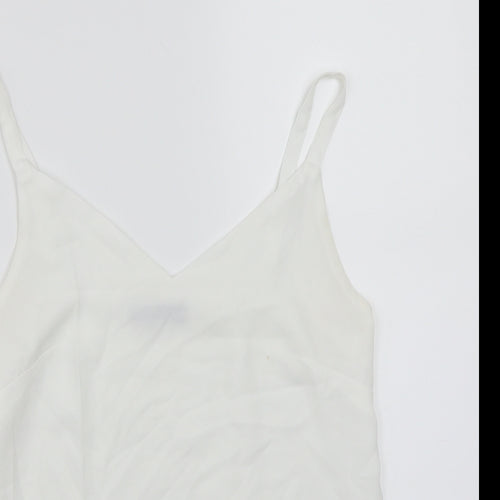F&F Womens White   Basic Tank Size 10