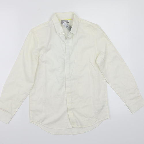 NEXT Girls Ivory   Basic Button-Up Size 9 Years