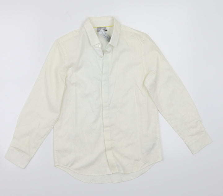 NEXT Girls Ivory   Basic Button-Up Size 9 Years
