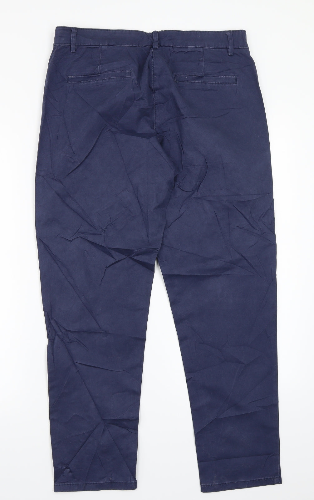 Preworn Womens Blue   Trousers  Size 12 L27 in