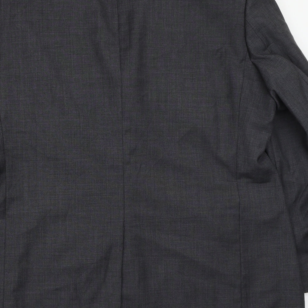 Brooke Taverner Mens Grey   Jacket Suit Jacket Size 46