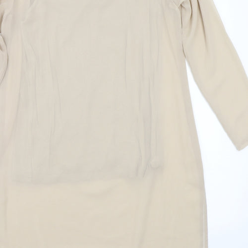Edit Womens Beige   Basic T-Shirt Size 8