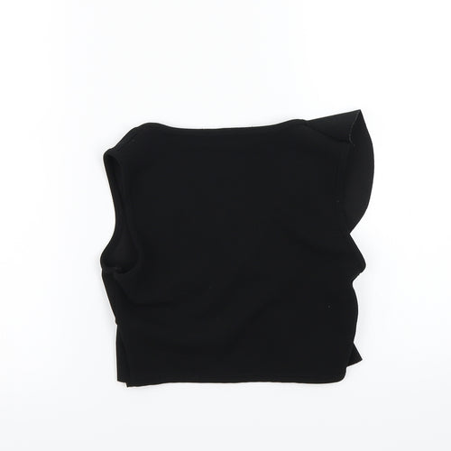 Select Womens Black   Cropped Tank Size 8