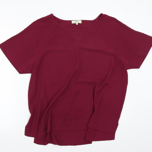 Papaya Womens Red   Basic T-Shirt Size 16
