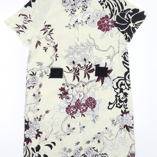 River Island Womens Ivory Floral  A-Line  Size 16