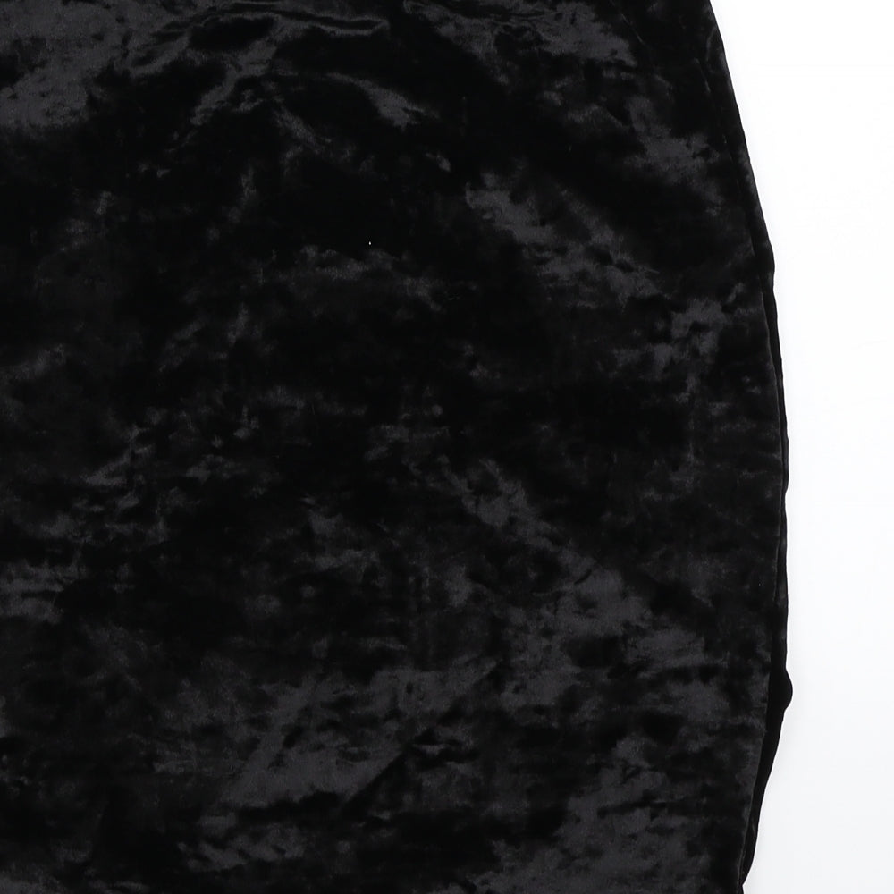 pretty little Thing Womens Black   A-Line Skirt Size 18