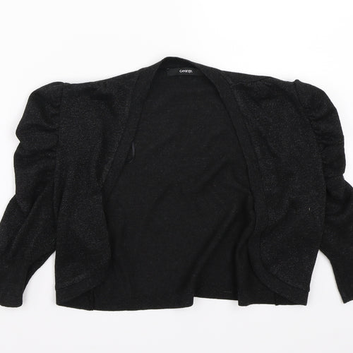 George Womens Black   Cape Jumper Size 8