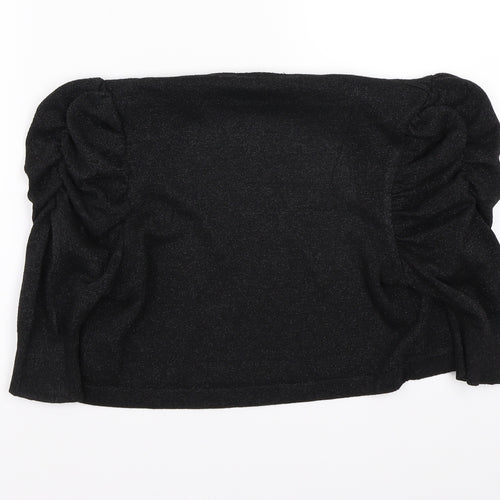 George Womens Black   Cape Jumper Size 8