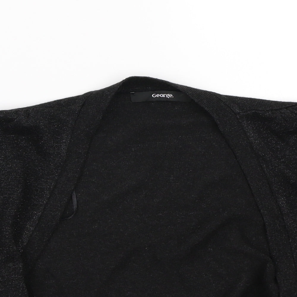 George Womens Black   Cape Jumper Size 8