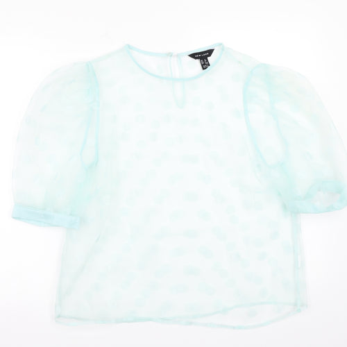 Newlook Womens Blue   Basic Blouse Size 12