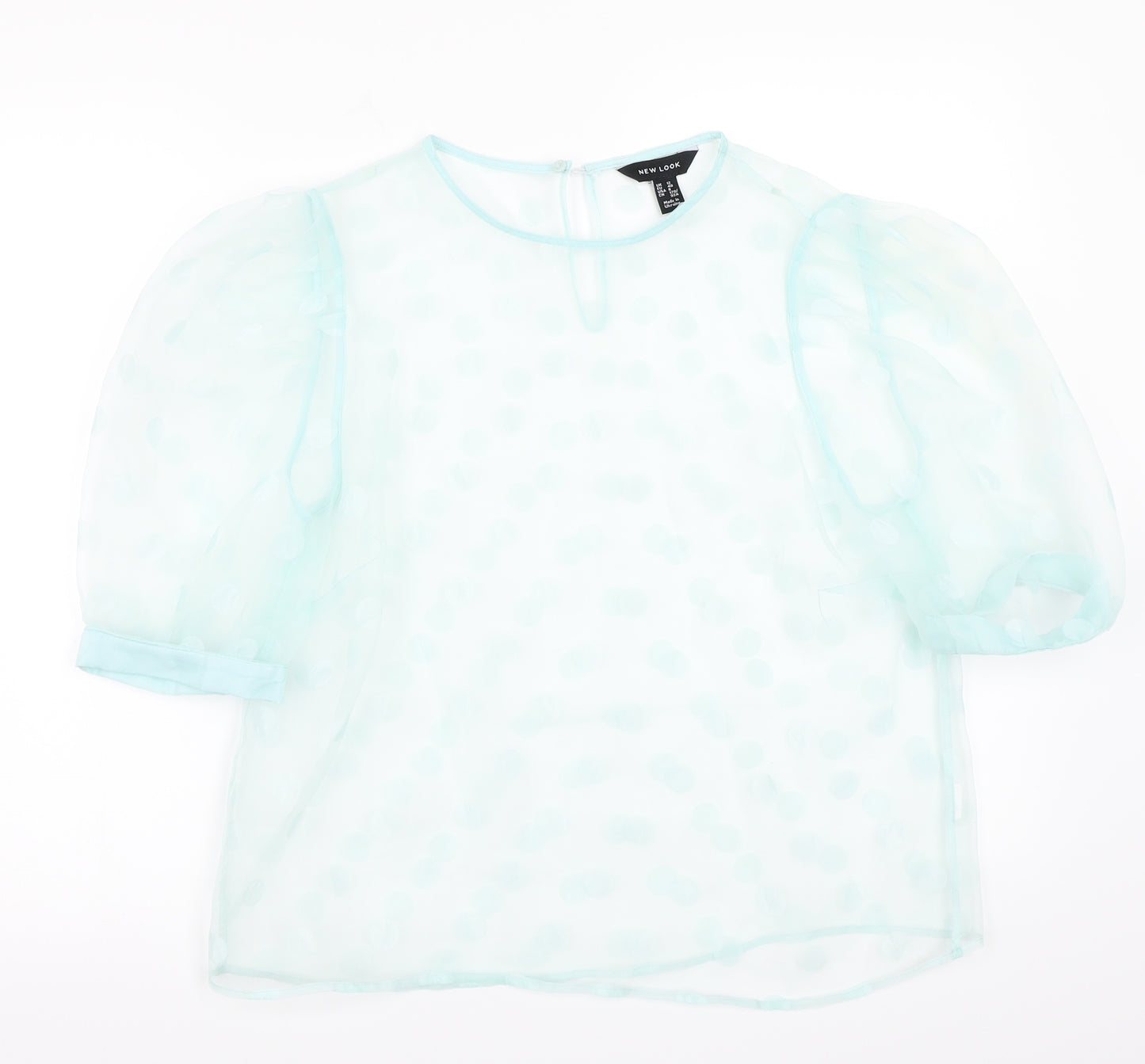 Newlook Womens Blue   Basic Blouse Size 12