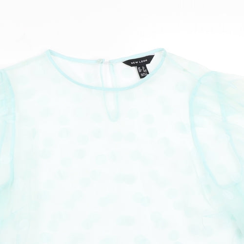 Newlook Womens Blue   Basic Blouse Size 12