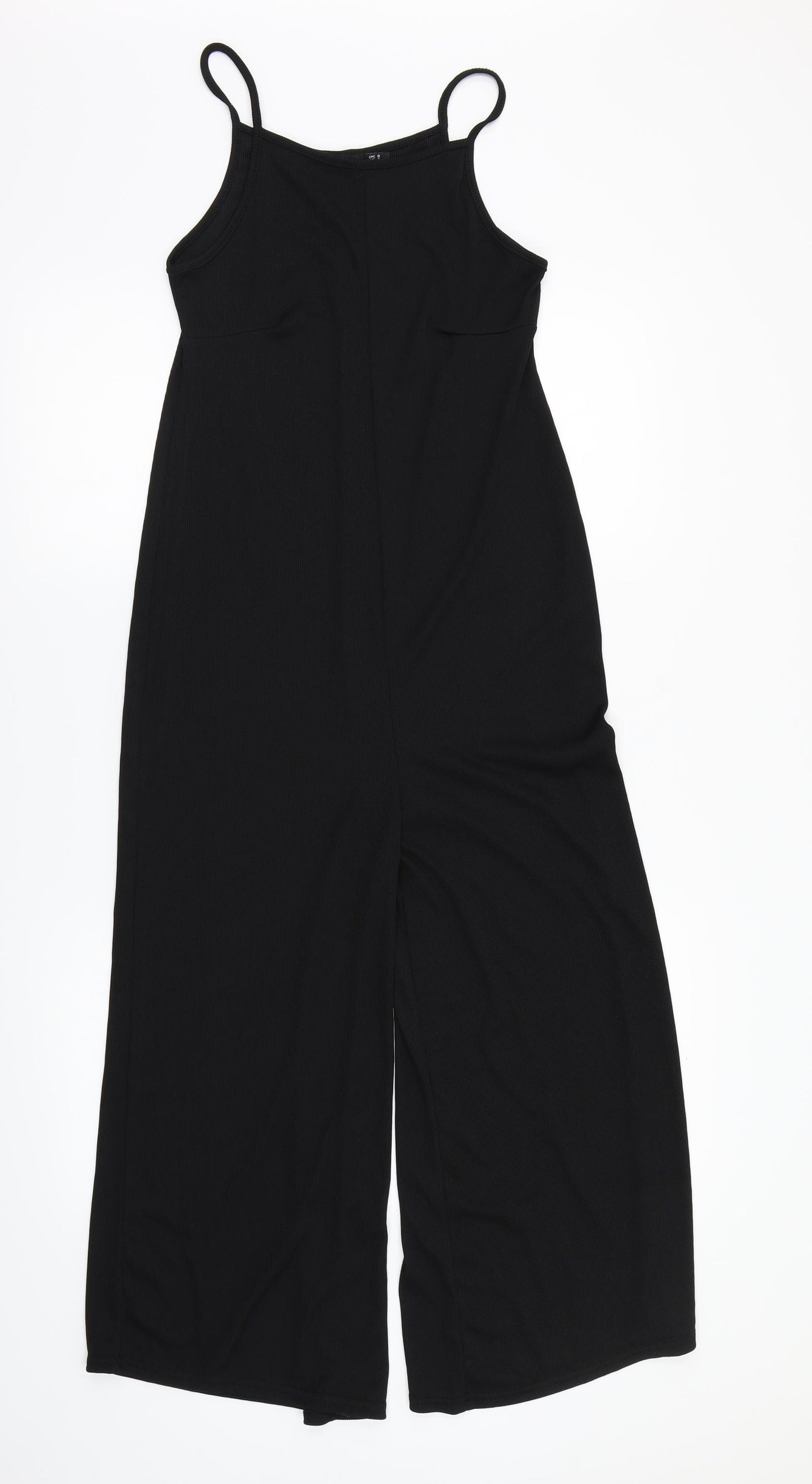 Boohoo Womens Black   Jumpsuit One-Piece Size 8
