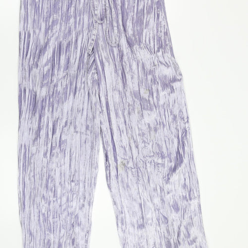 Boohoo Womens Purple   Sweatpants Trousers Size 10 L32 in