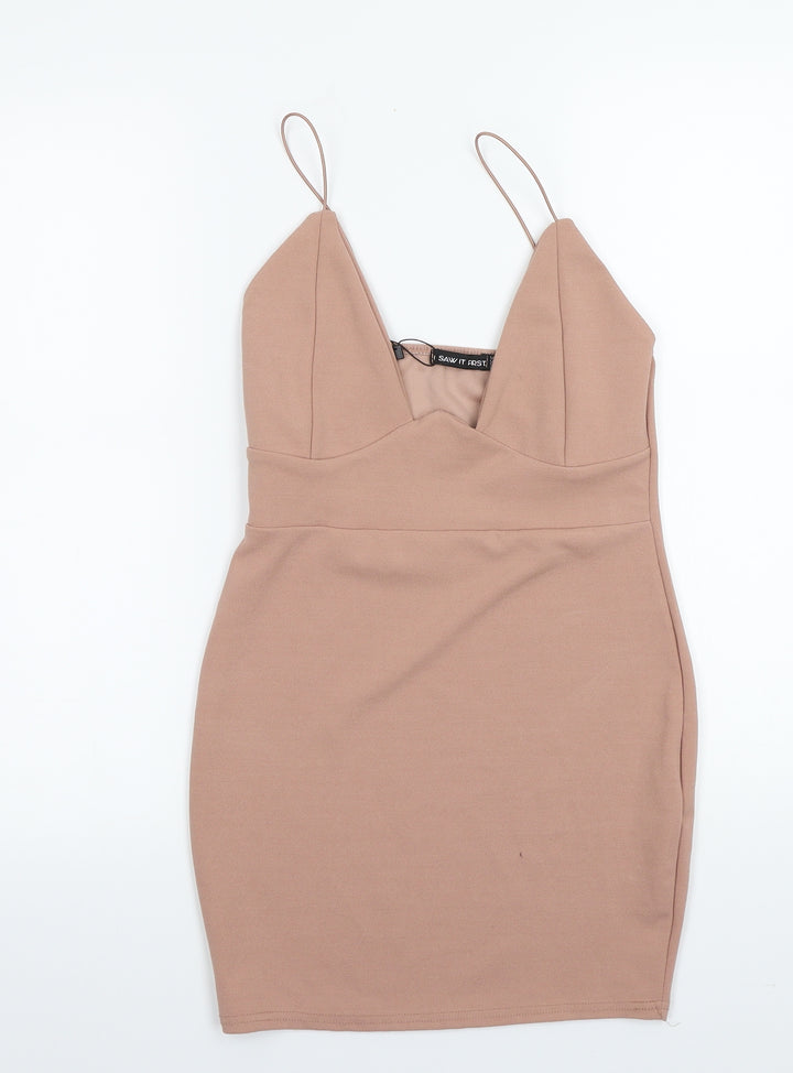 I SAW IT FIRST Womens Pink   A-Line  Size 8