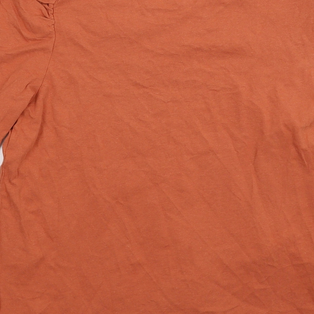 MNG Womens Brown   Basic T-Shirt Size XS