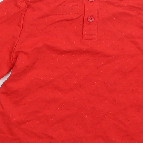 F&F Baby Red   Basic T-Shirt Size 6-9 Months