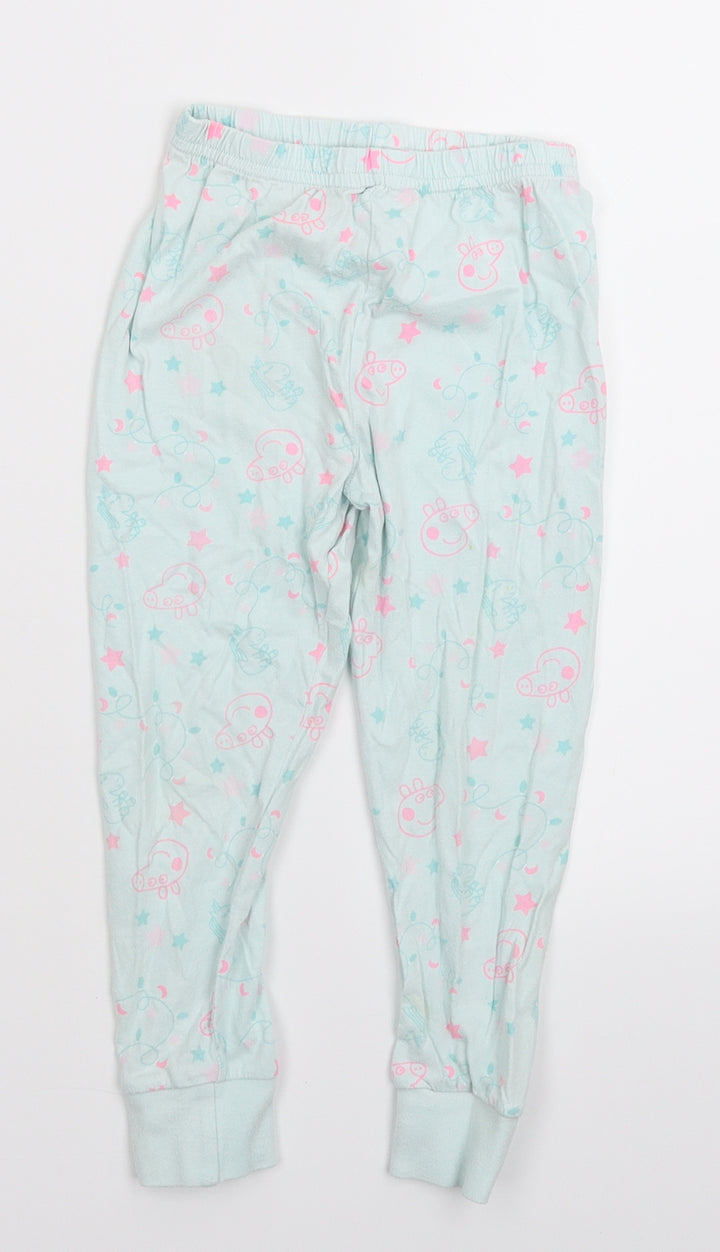 George Girls Green Geometric Cami Pyjama Pants Size 3-4 Years