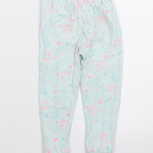 George Girls Green Geometric  Cami Pyjama Pants Size 3-4 Years