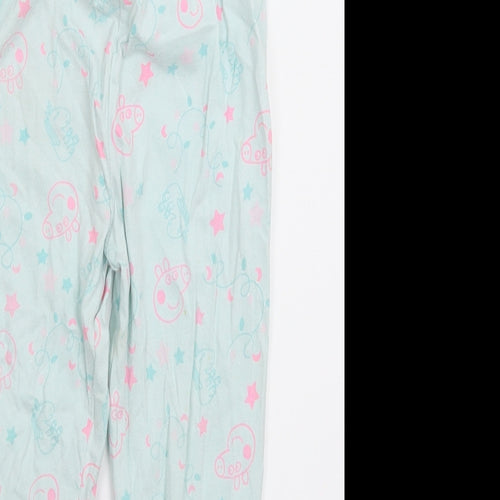 George Girls Green Geometric  Cami Pyjama Pants Size 3-4 Years
