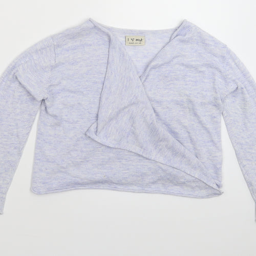 NEXT Girls Blue  Knit Cardigan Jumper Size 7 Years