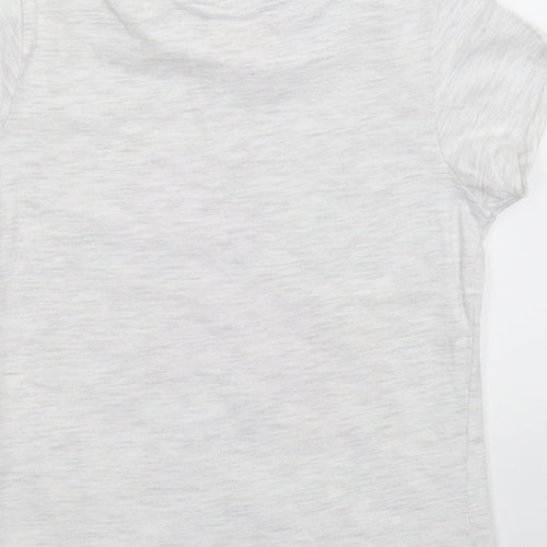 Primark Girls Grey   Basic T-Shirt Size 4-5 Years
