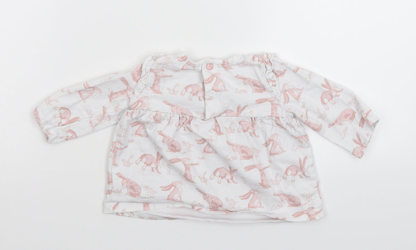 TU Baby White   Basic T-Shirt Size 3-6 Months