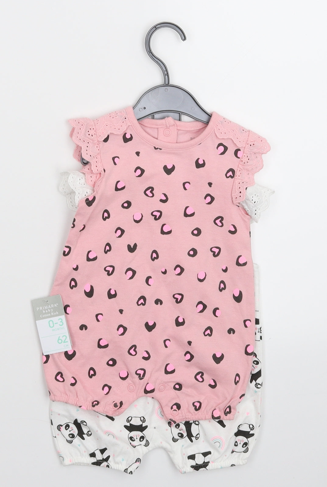 Primark Baby Multicoloured   Babygrow One-Piece Size 0-3 Months