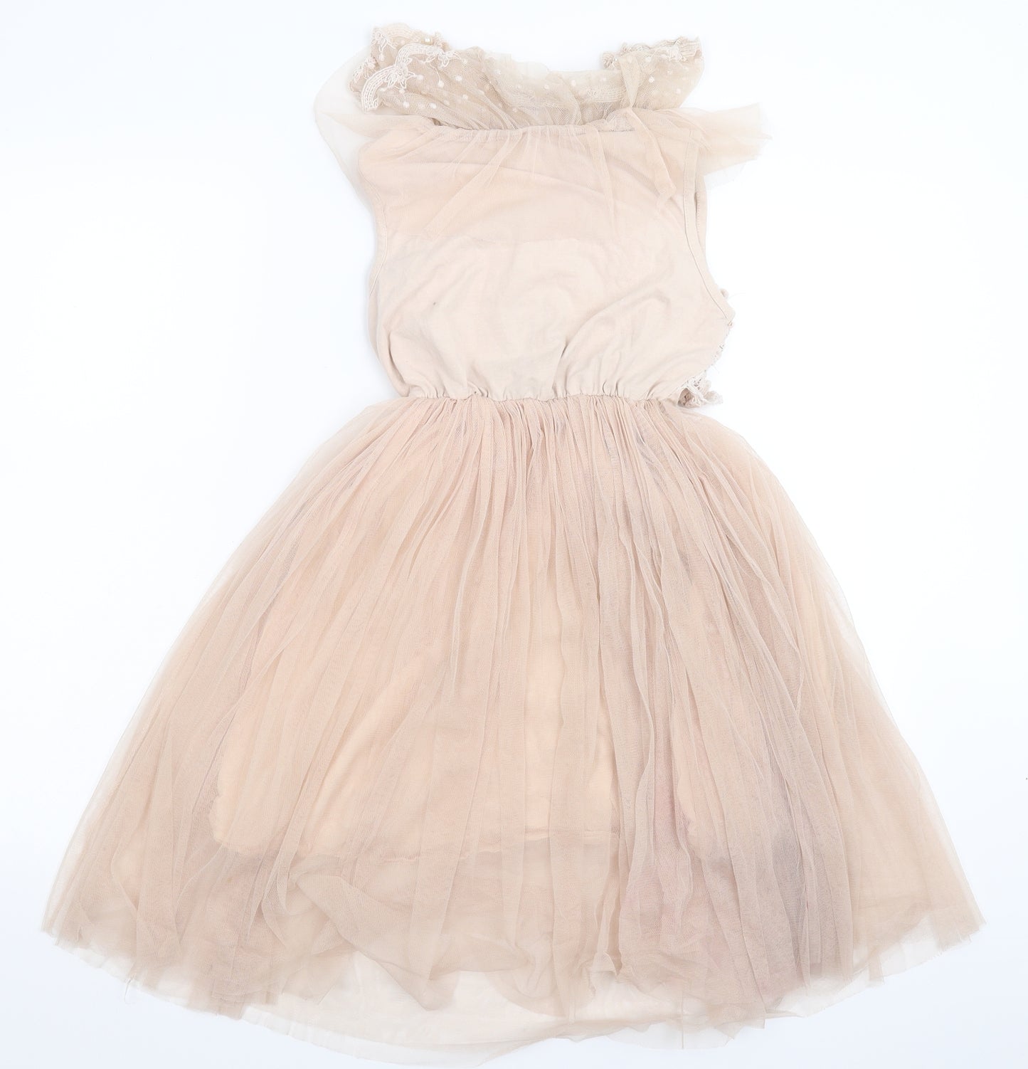 Fashion Boutique Girls Beige   Fit & Flare  Size S