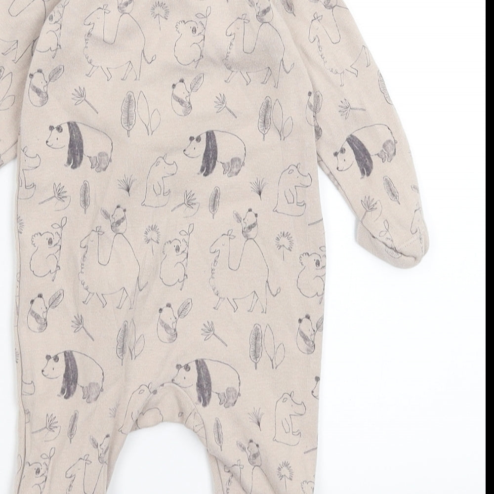 Marks and Spencer Baby Grey   Babygrow One-Piece Size 3-6 Months