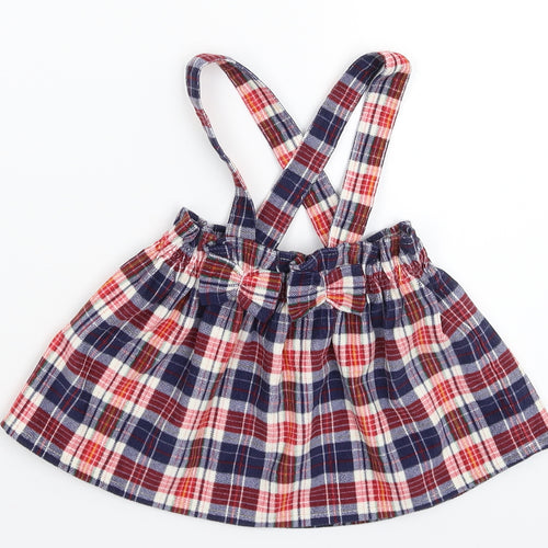 George Girls Multicoloured Check  Flare Skirt Size 0-3 Months