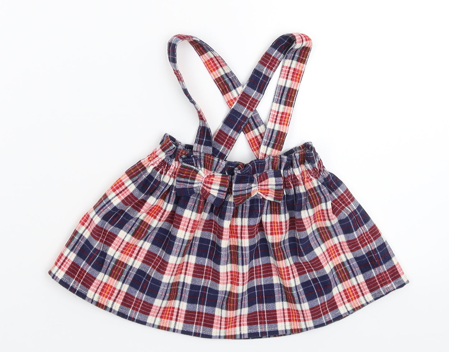 George Girls Multicoloured Check  Flare Skirt Size 0-3 Months