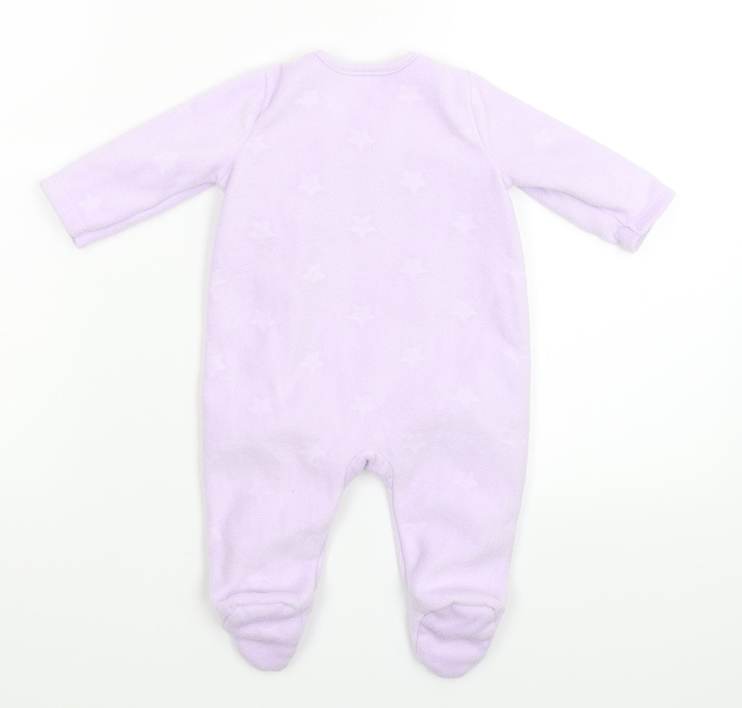 More to You Baby Purple  Fleece Babygrow One-Piece Size 0-3 Months