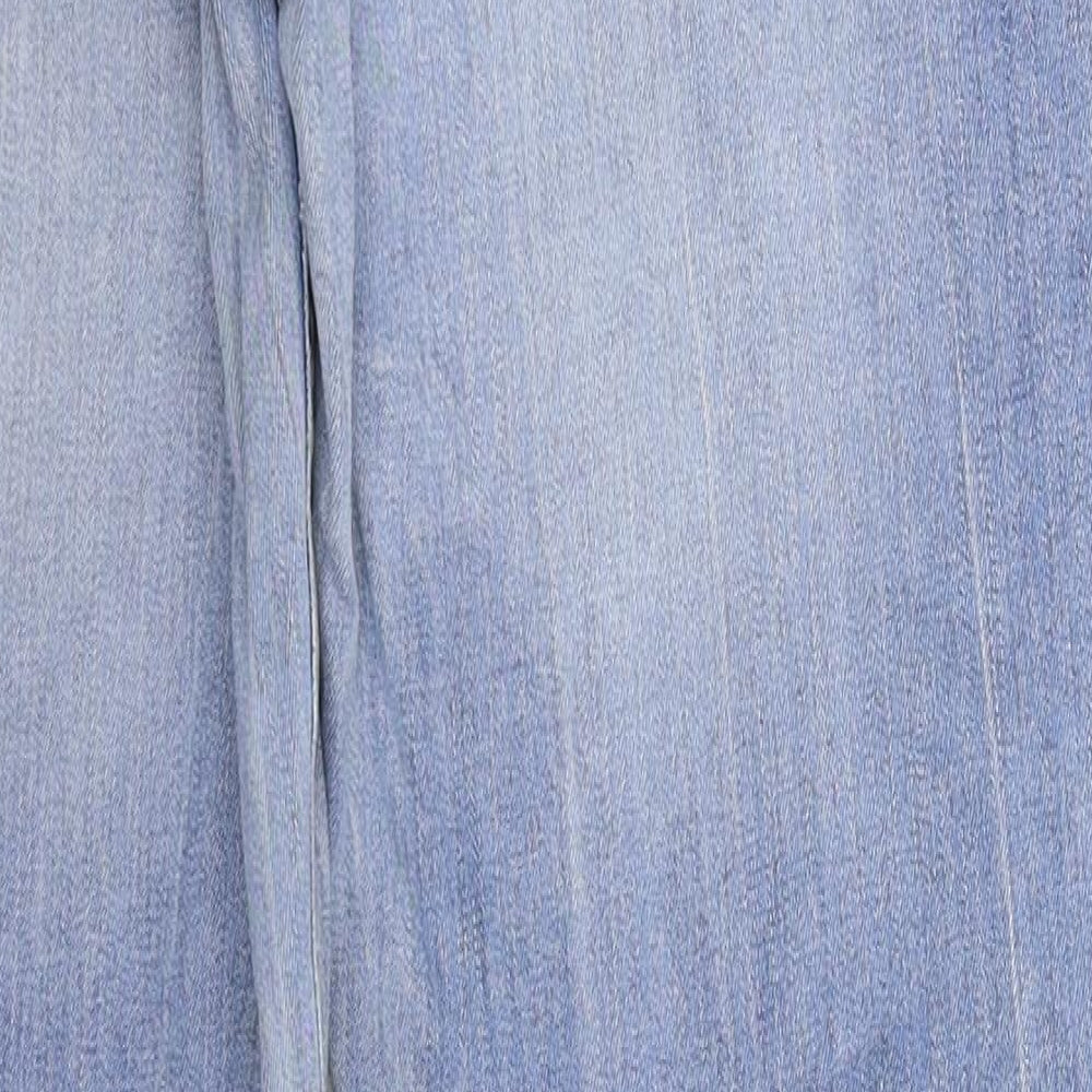 Papaya Womens Blue  Denim Straight Jeans Size 12 L30 in