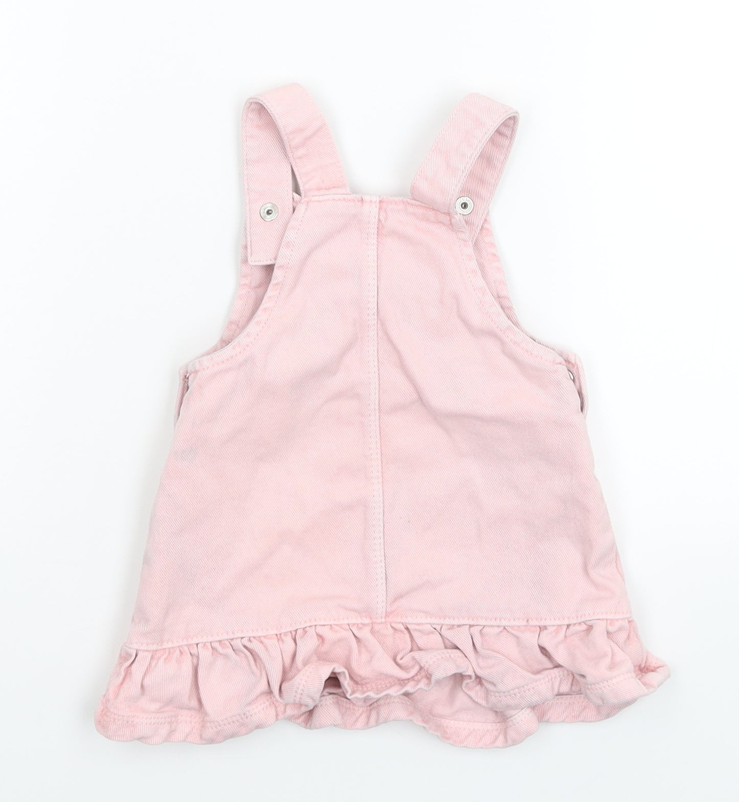 Fred & Flo Girls Pink  Denim A-Line  Size 6-9 Months