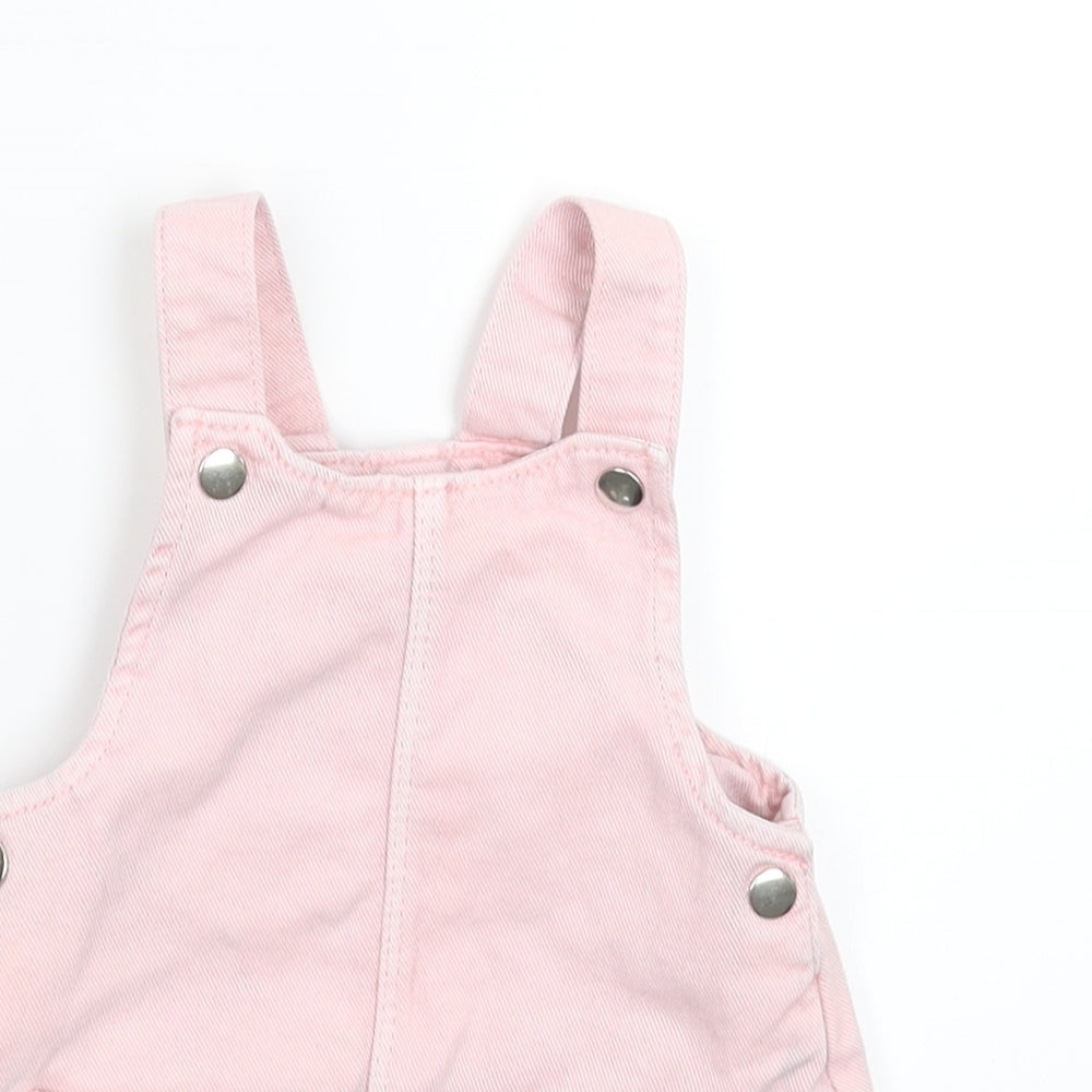 Fred & Flo Girls Pink  Denim A-Line  Size 6-9 Months