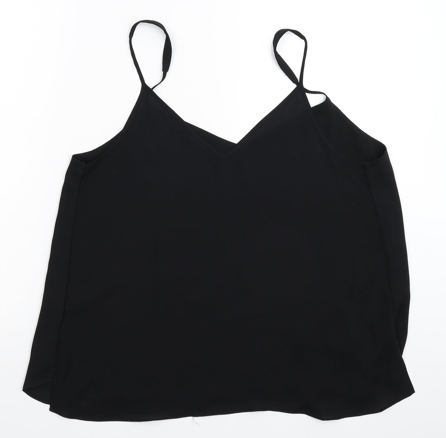 River Island Womens Black   Basic Tank Size 18